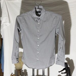 Theory Men's Checkered Button-Down Shirt